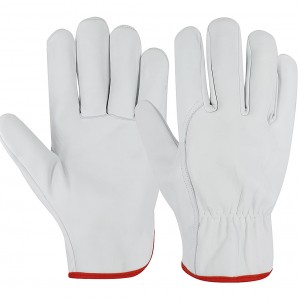 CE Mark Leather Driver Gloves