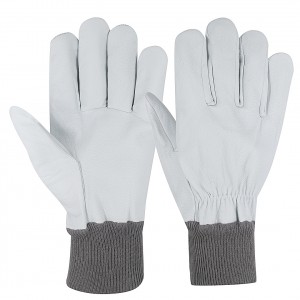 CE Approved Goatskin Leather Driving Gloves